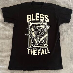 Blessthefall Band Graphic Tee Knife Arrow Cobra